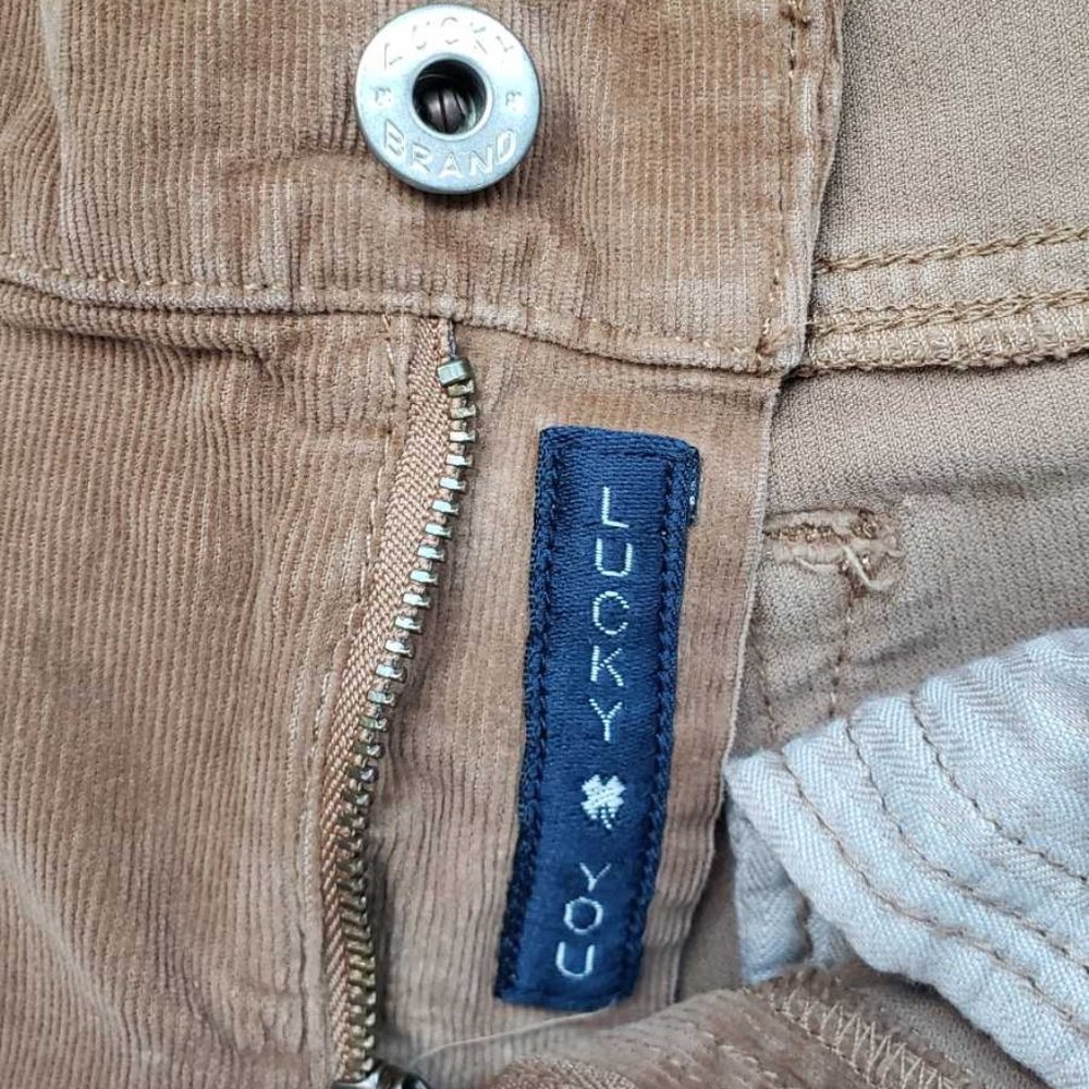 Lucky brand tan corduroy pants